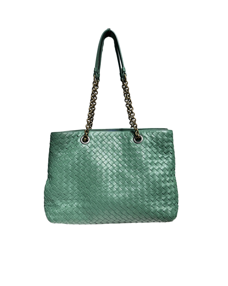 Bottega Veneta Intrecciato Nappa Chain Tote