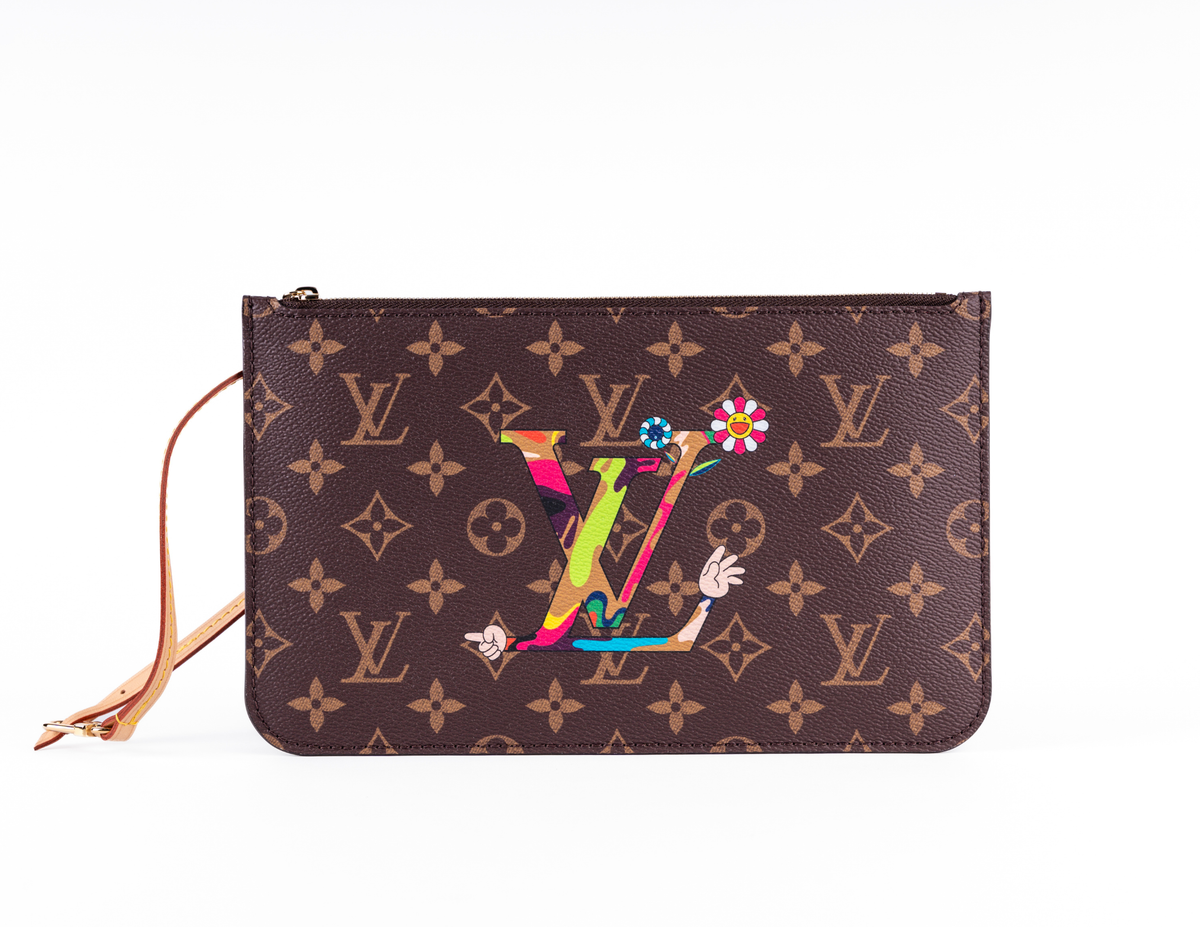Louis Vuitton x Murakami 20th Anniversary Neverfull Pouch