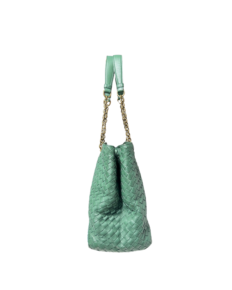 Bottega Veneta Intrecciato Nappa Chain Tote