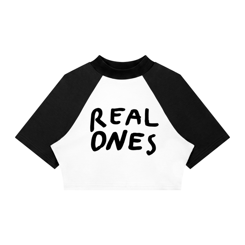 Women’s Color Block Raglan Crop T-Shirt