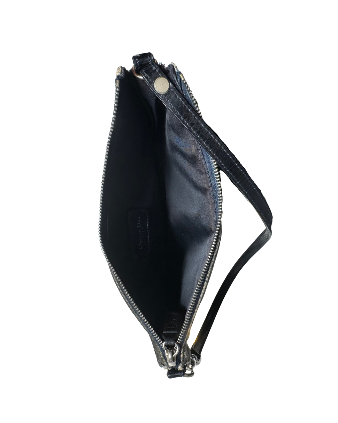 Distressed Denim Dior Pochette