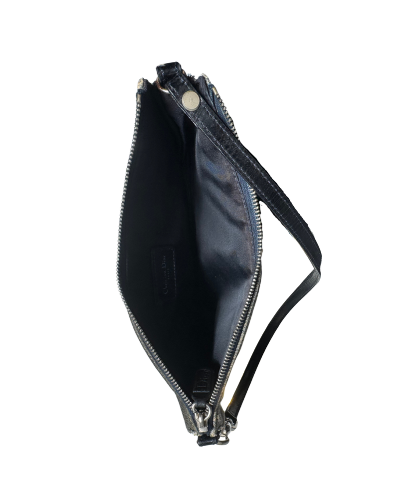 Distressed Denim Dior Pochette