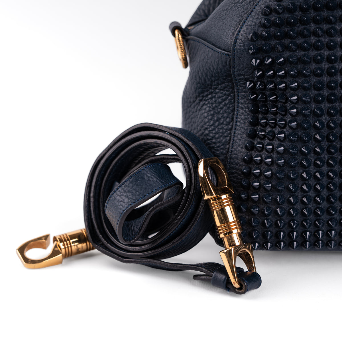 Louboutin Studded Panettone Bowling Bag