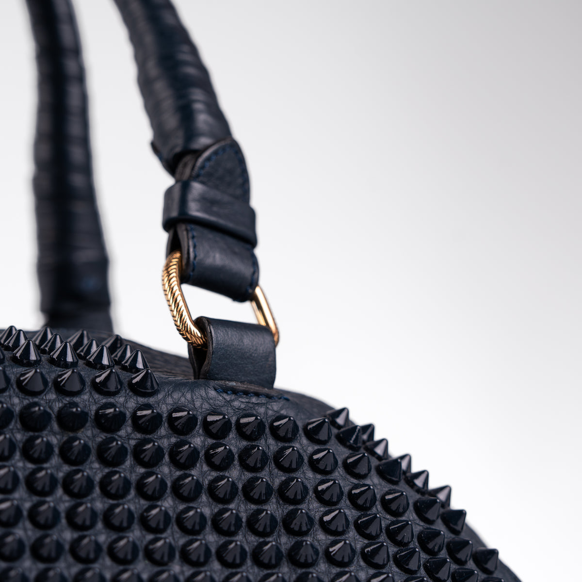 Louboutin Studded Panettone Bowling Bag