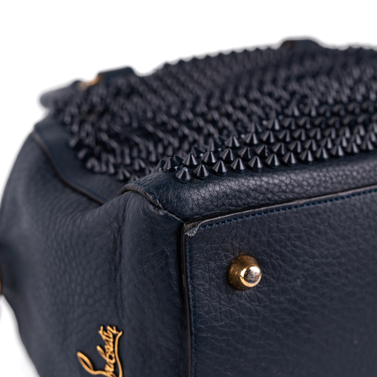 Louboutin Studded Panettone Bowling Bag