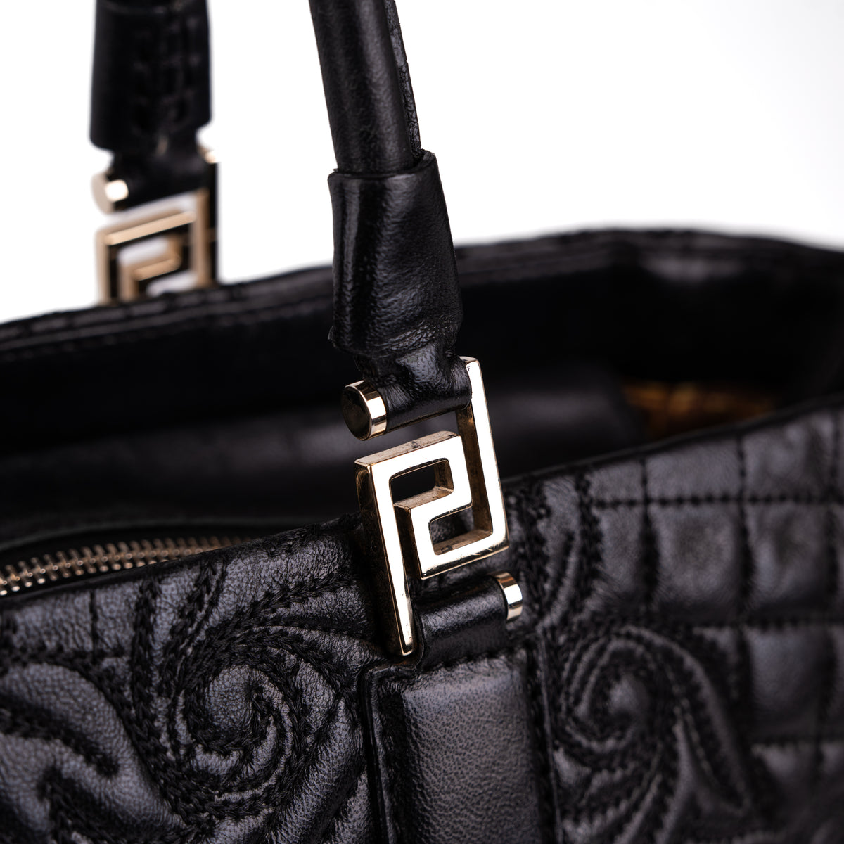 Versace Barocco Quilted Nappa Vanitas Demetra