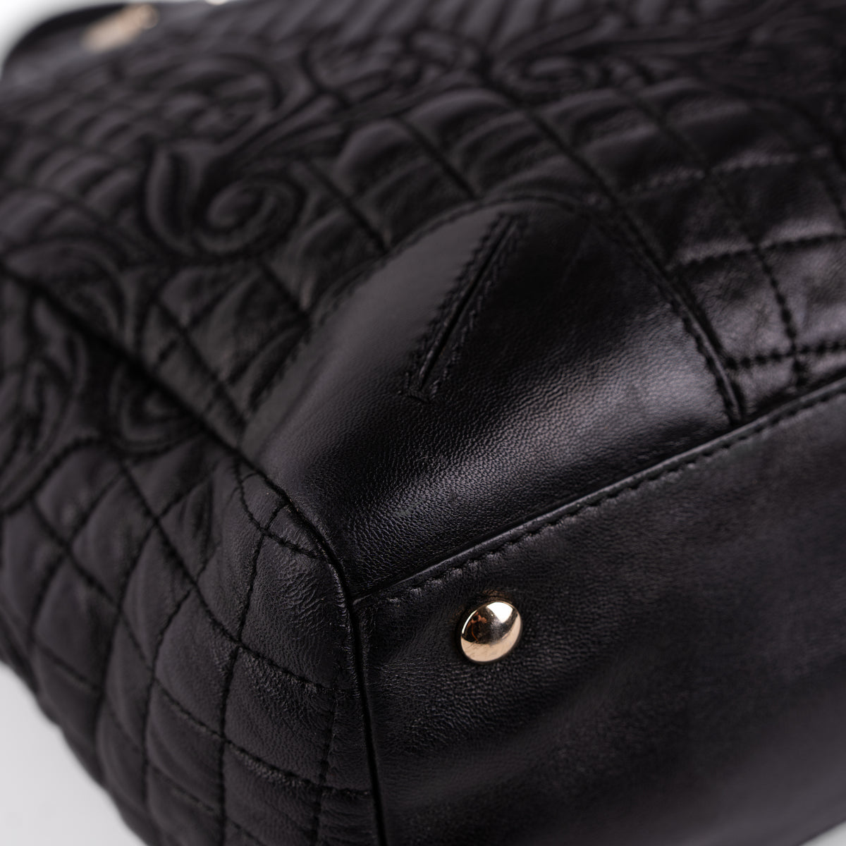 Versace Barocco Quilted Nappa Vanitas Demetra