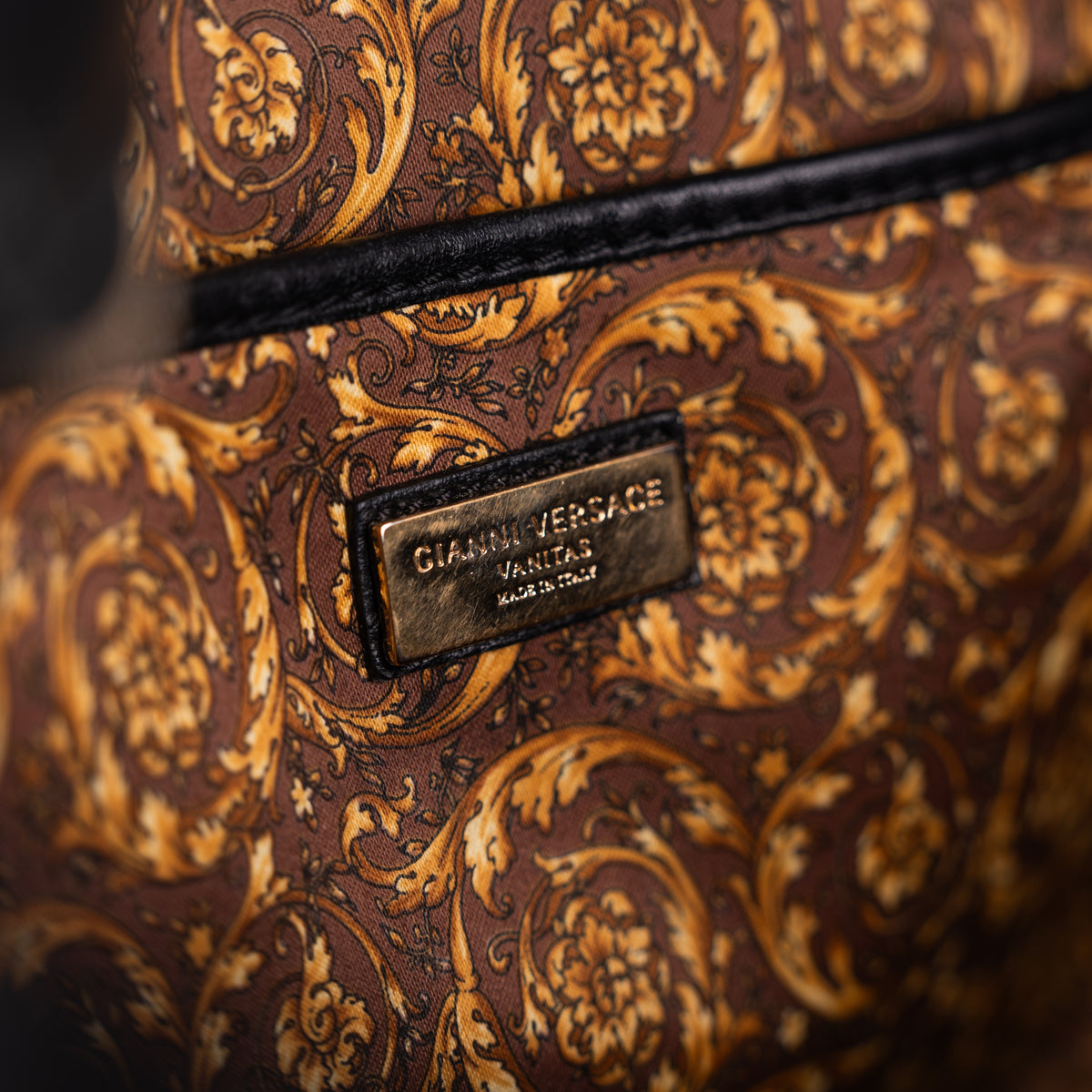 Versace Barocco Quilted Nappa Vanitas Demetra