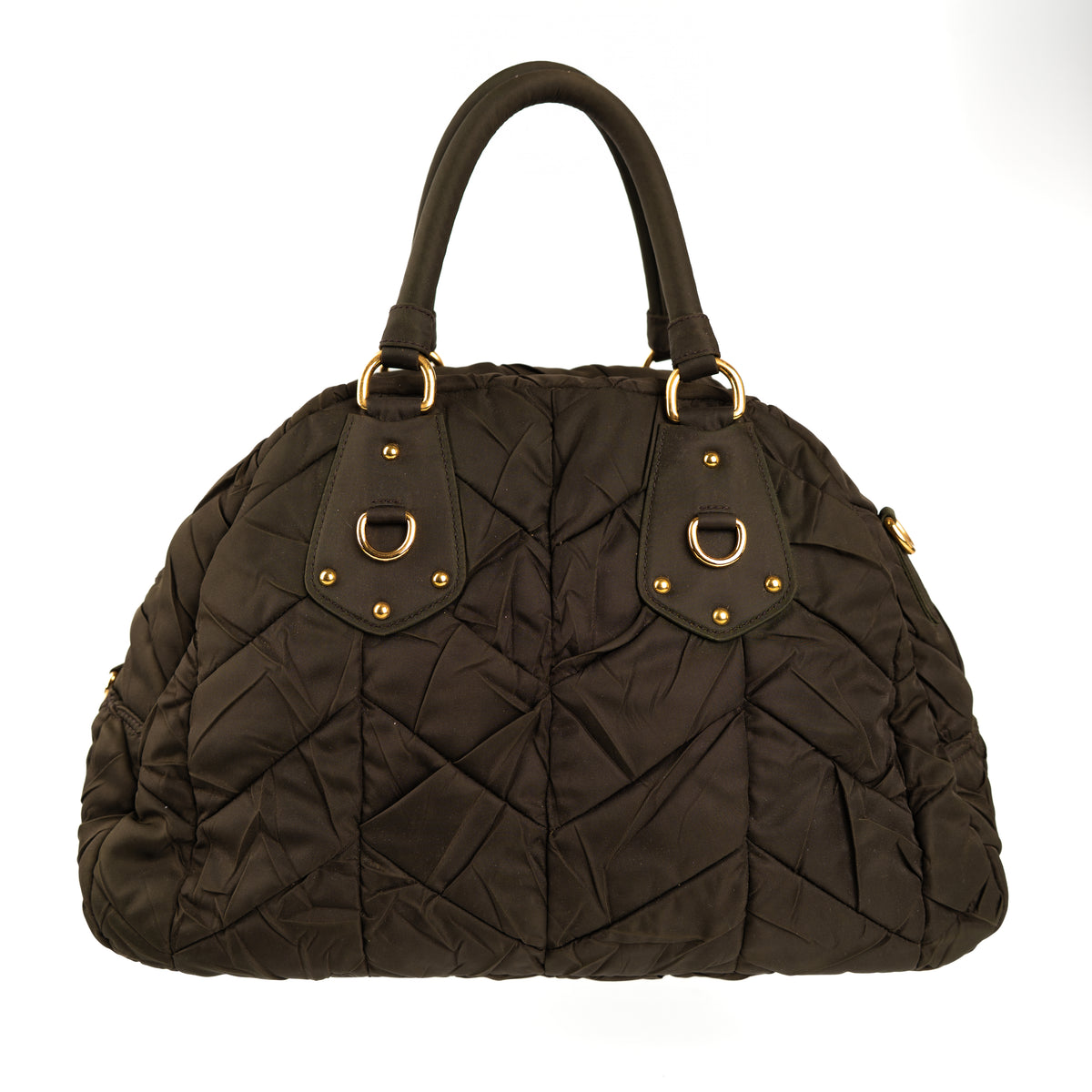 Prada Tessuto Gaufre Bowling Bag