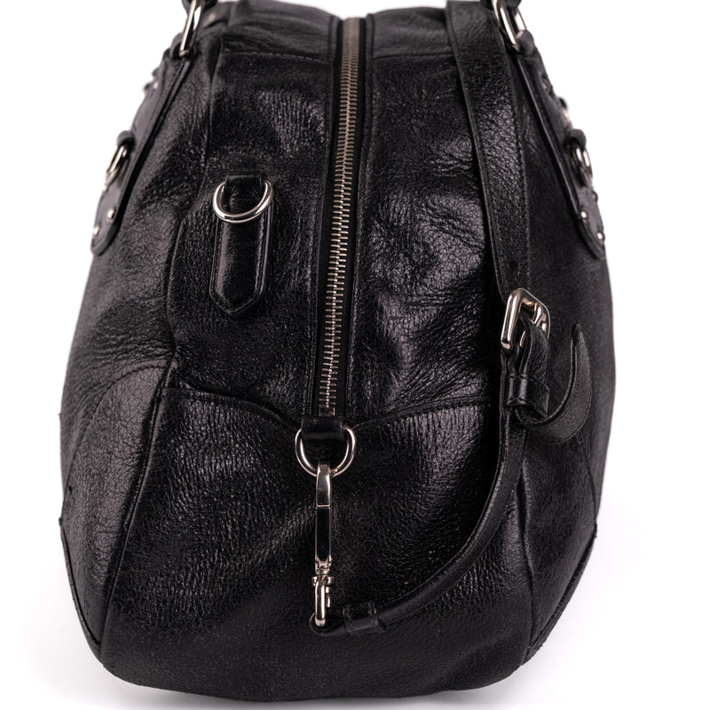 Prada Cervo Lux Chain Bag Nero Black