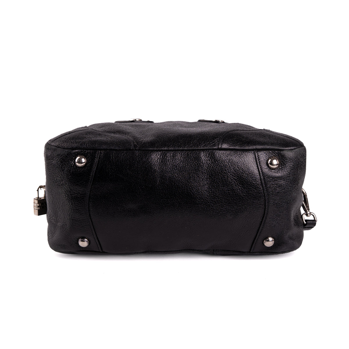 Prada Cervo Lux Chain Bag Nero Black