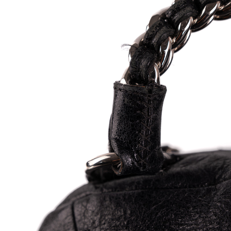 Prada Cervo Lux Chain Bag Nero Black