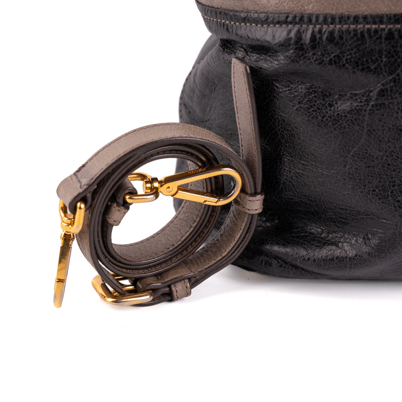 Prada Vitello Shine Tote Two Tone