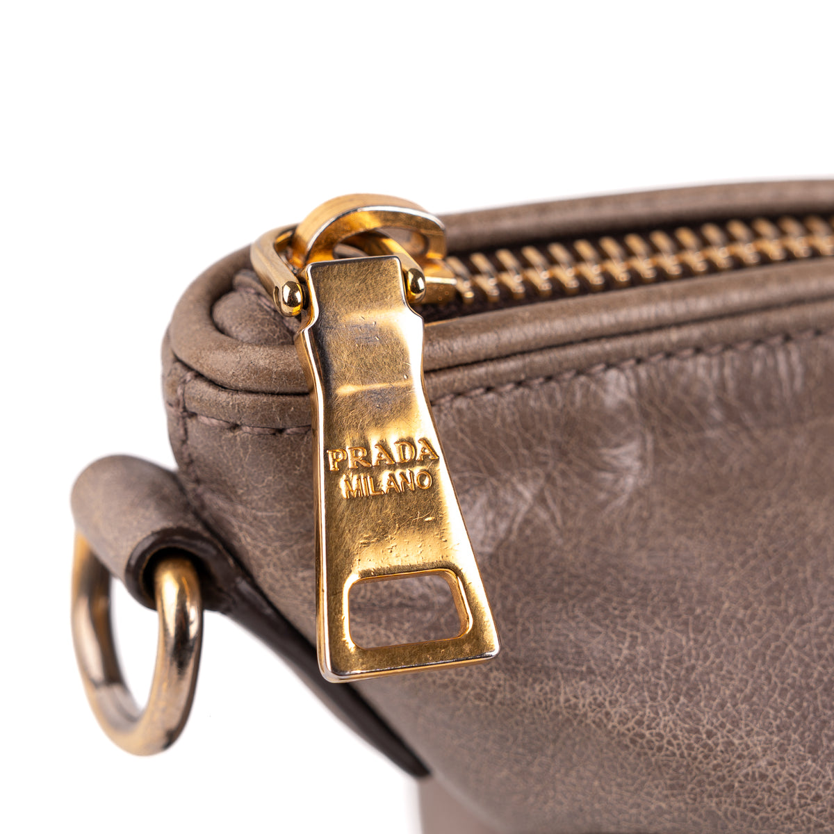Prada Vitello Shine Tote Two Tone