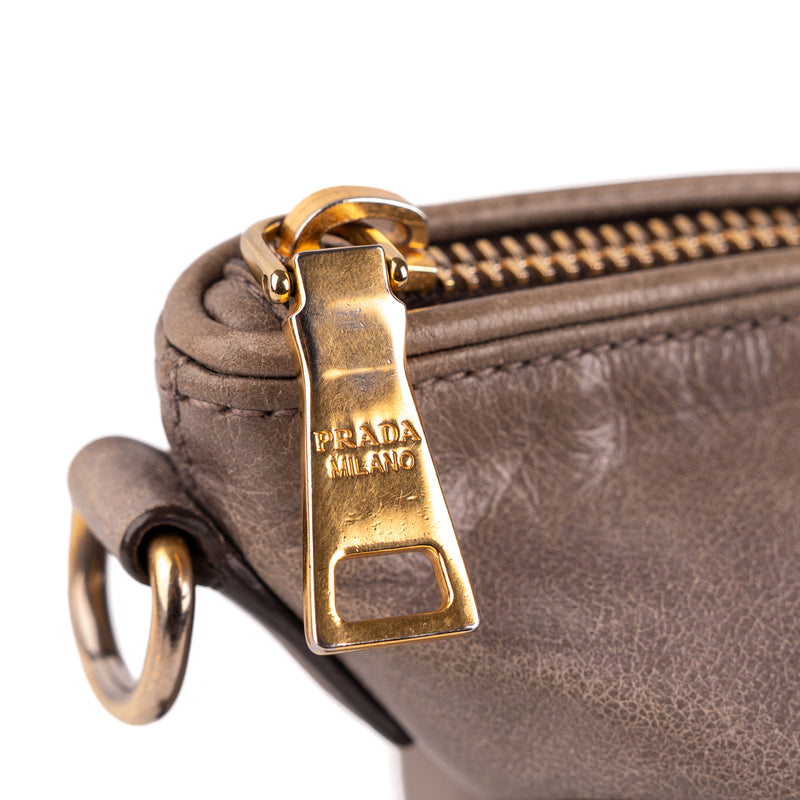 Prada Vitello Shine Tote Two Tone