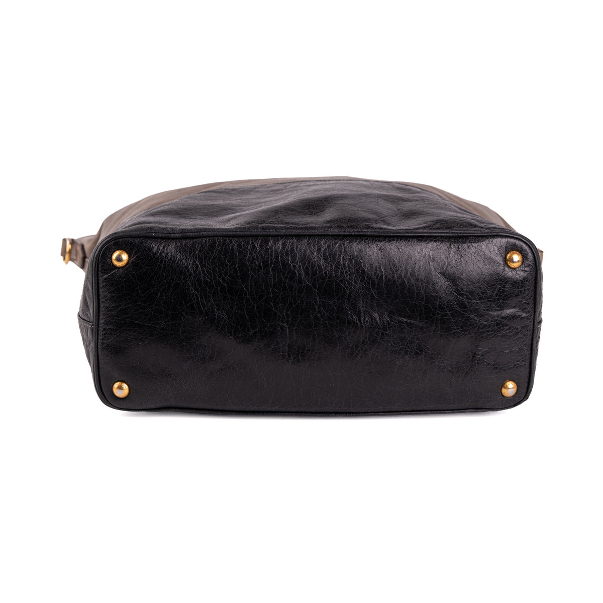 Prada Vitello Shine Tote Two Tone
