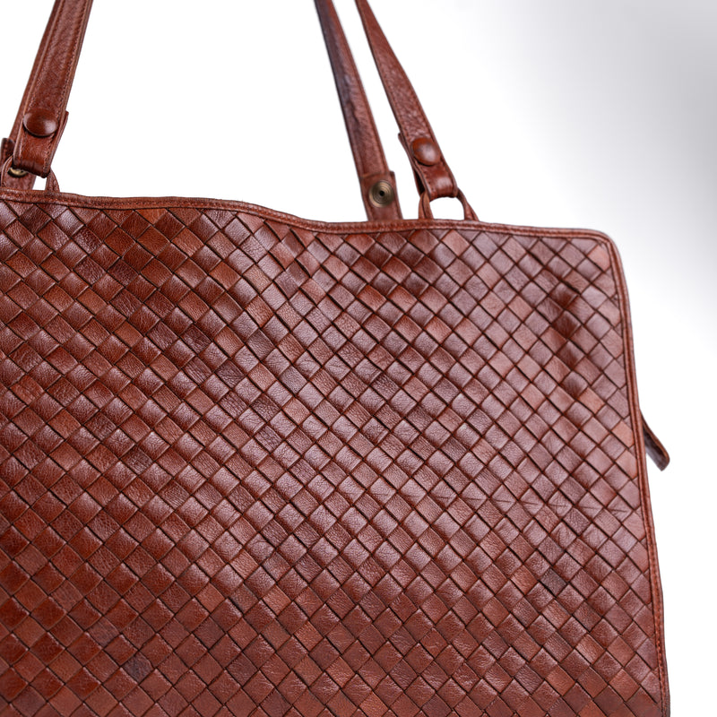 Bottega Veneta Woven Laptop Briefcase
