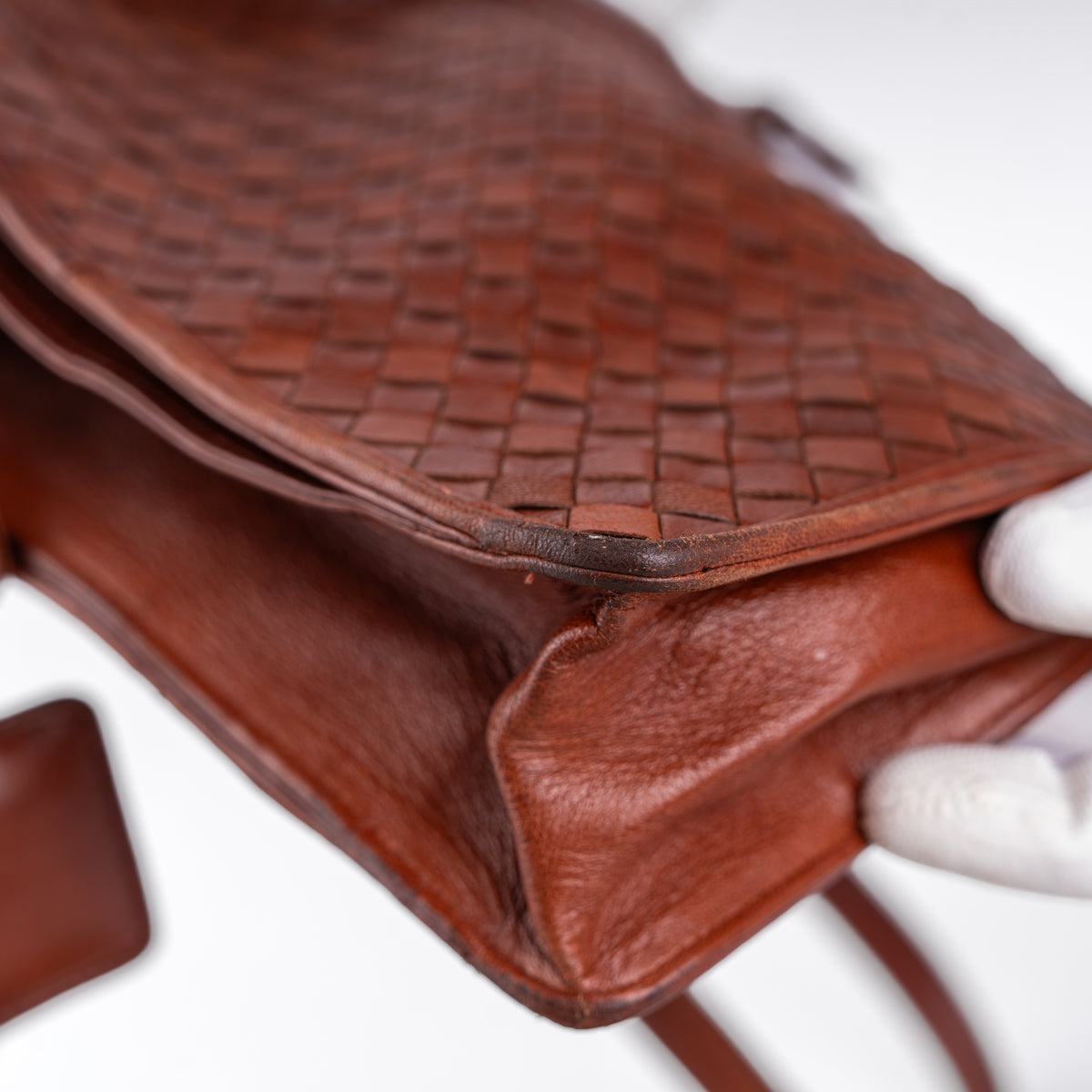 Bottega Veneta Woven Laptop Briefcase
