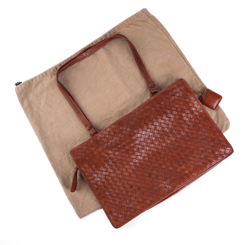 Bottega Veneta Woven Laptop Briefcase