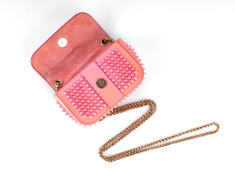 Christian Louboutin Sweet Charity (Studded, Pink Patent)