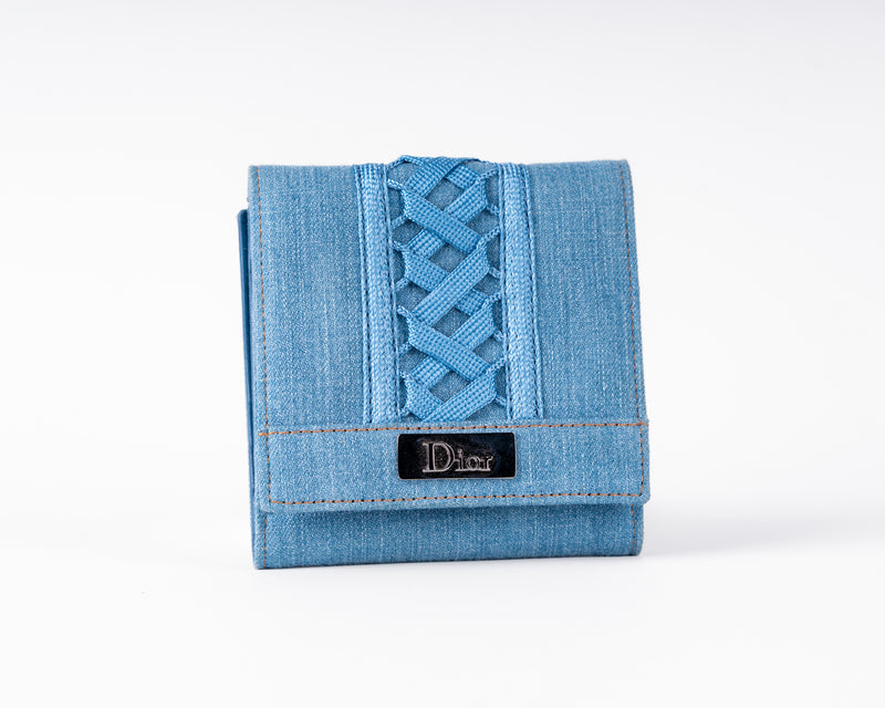 Dior Denim "Admit It" Bag & Wallet Set