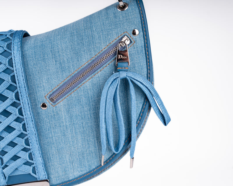 Dior Denim "Admit It" Bag & Wallet Set