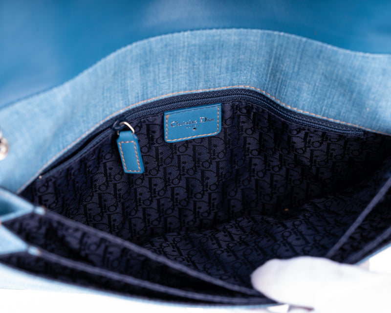 Dior Denim "Admit It" Bag & Wallet Set