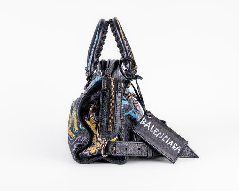 Balenciaga Graffiti City Bag