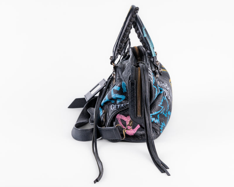 Balenciaga Graffiti City Bag