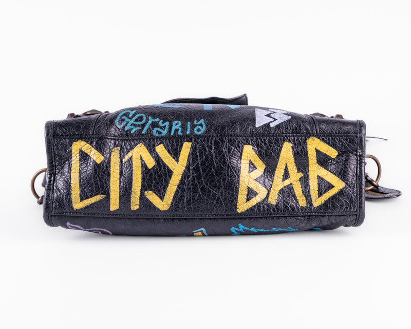 Balenciaga Graffiti City Bag