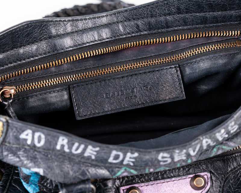 Balenciaga Graffiti City Bag