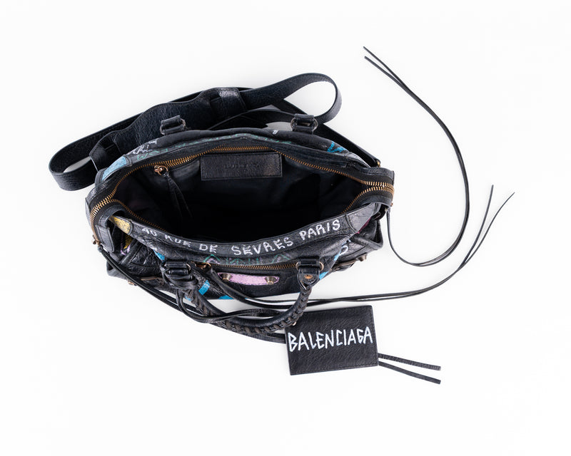 Balenciaga Graffiti City Bag