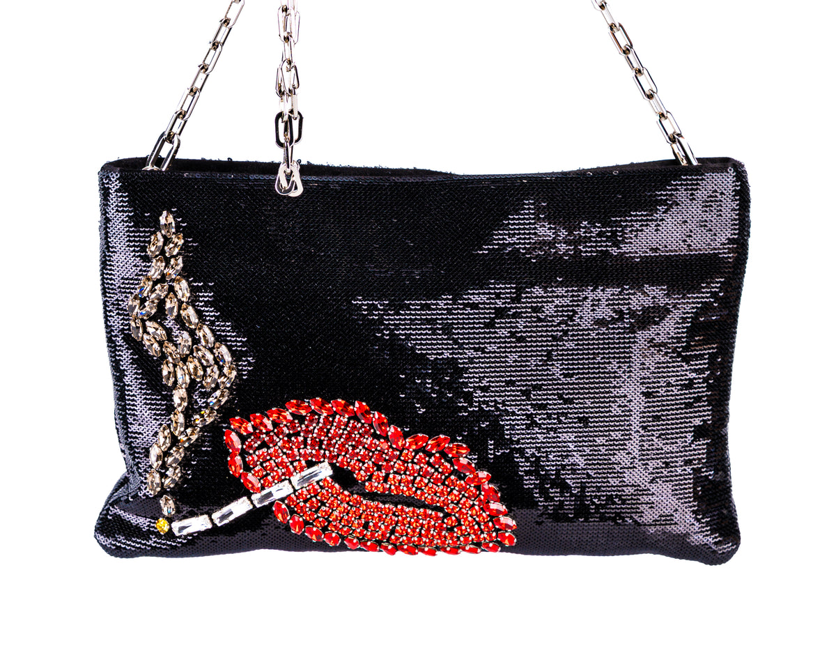 Prada Sequin Smoking Pochette
