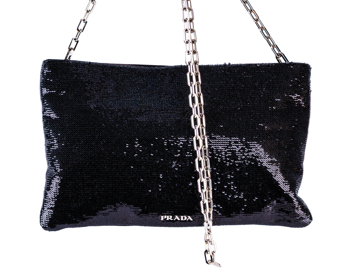 Prada Sequin Smoking Pochette