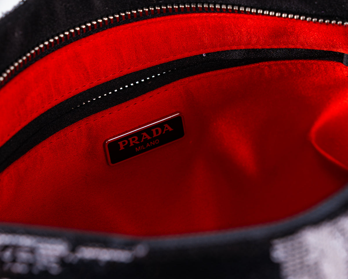 Prada Sequin Smoking Pochette