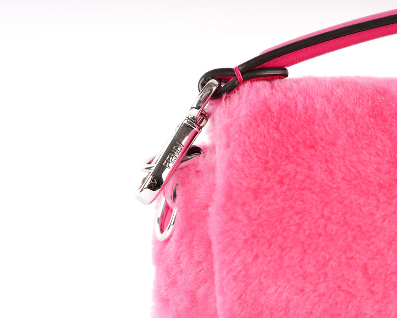 Pink Fur Fendi Baguette