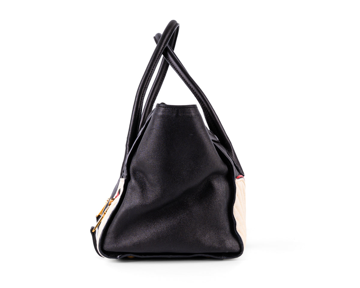 Miu Miu Nappa Leather Biker Tote