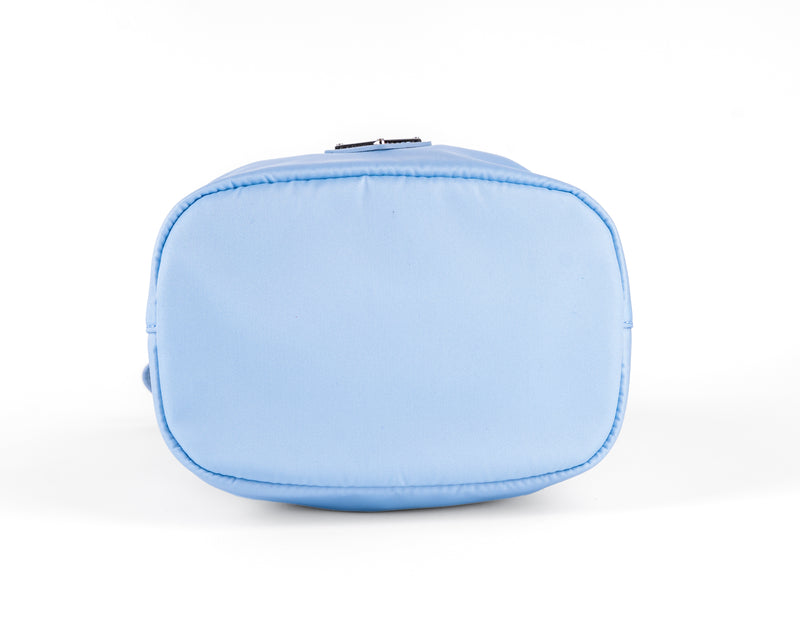 Prada Re-Nylon Drawstring Bucket Bag (Sky Blue)