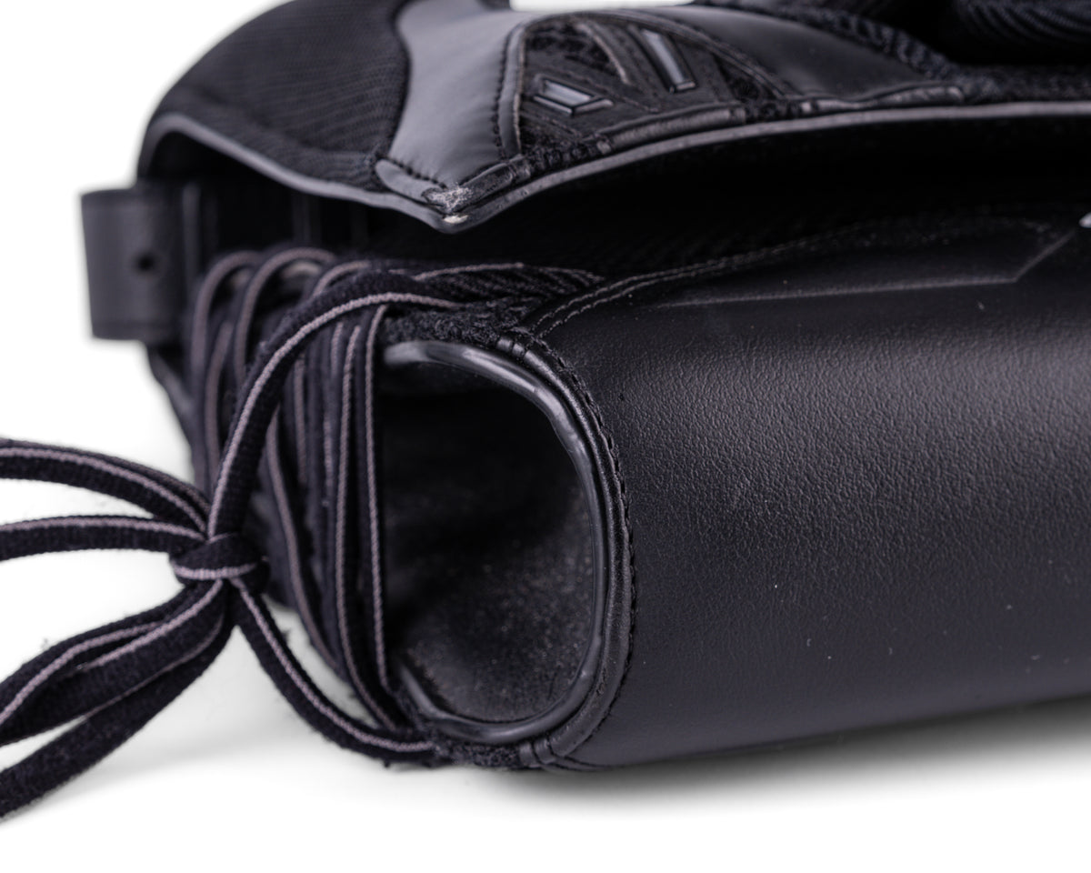 Balenciaga Sneakerhead Medium Flap Crossbody (All Black)