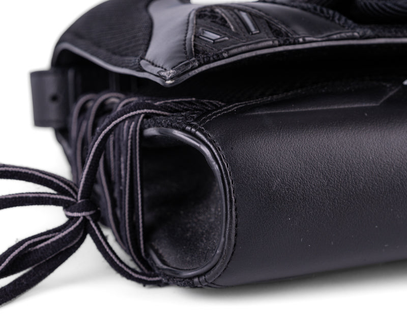 Balenciaga Sneakerhead Medium Flap Crossbody (All Black)