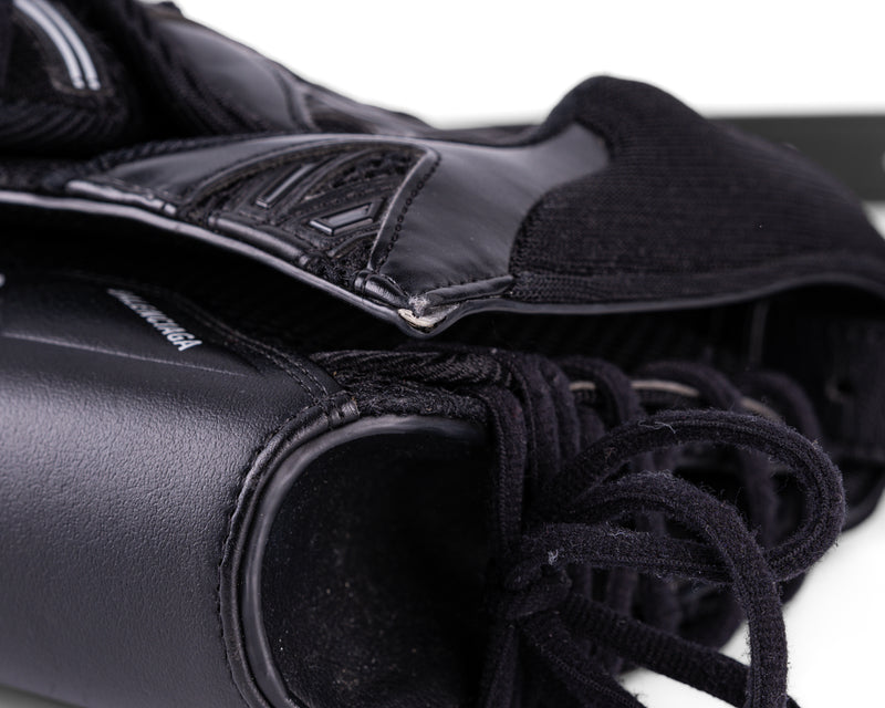 Balenciaga Sneakerhead Medium Flap Crossbody (All Black)