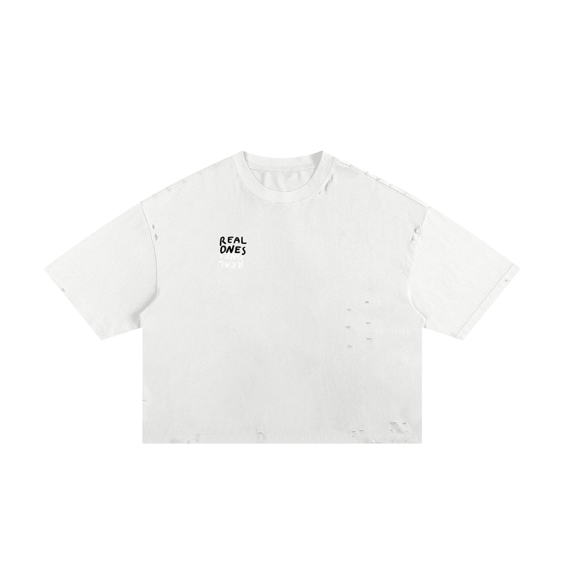 Classic Frayed Boxy Tee