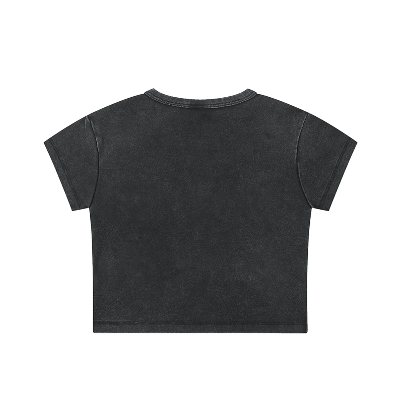 Snow Washed Crop Top